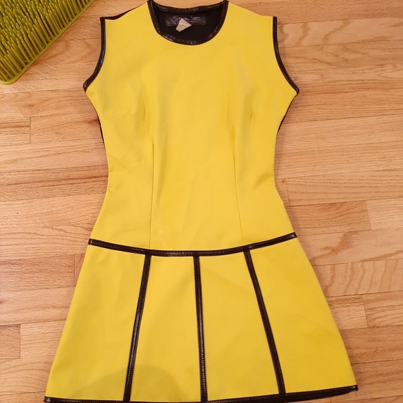 RARE Extremz by Alek PVC Poly Blend Dress Melrose - Picture 1 of 7